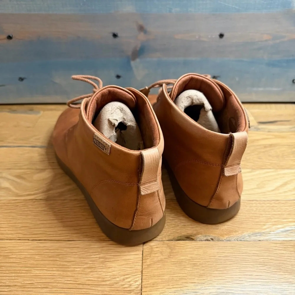 Pikolinos Tan Leather Mallorca Chukka Ankle Boots – Size 39 / US 8.5